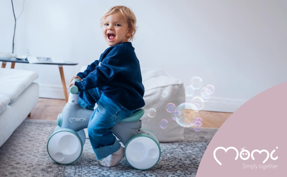 MoMi TOBIS ride-on with bubbles PINK MoMi TOBIS ride-on with bubbles PINK